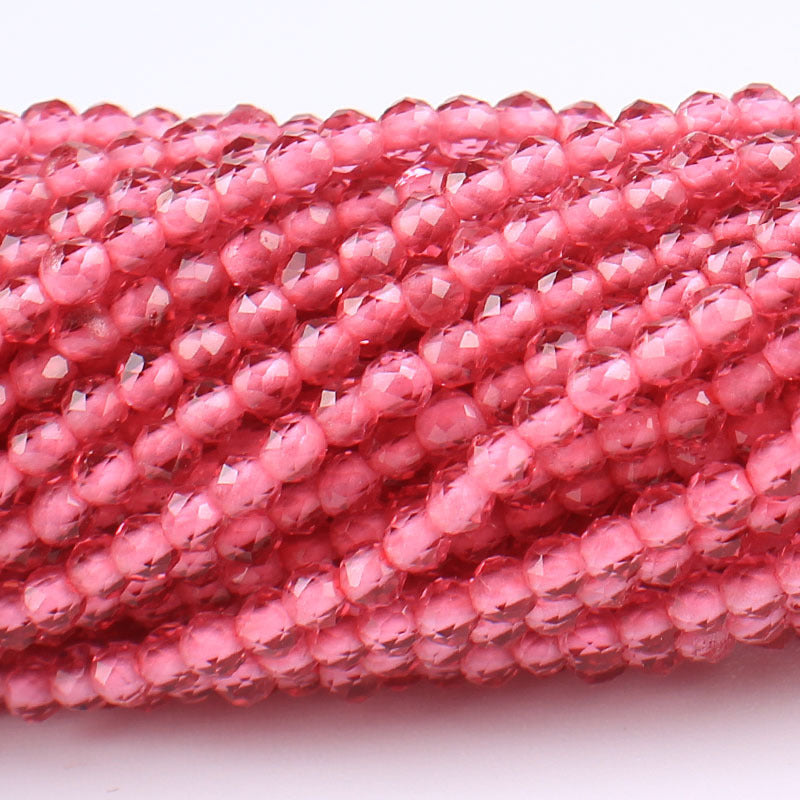 Transparent Glass Surface Cutting Beads Handmade Jewelry Accessories