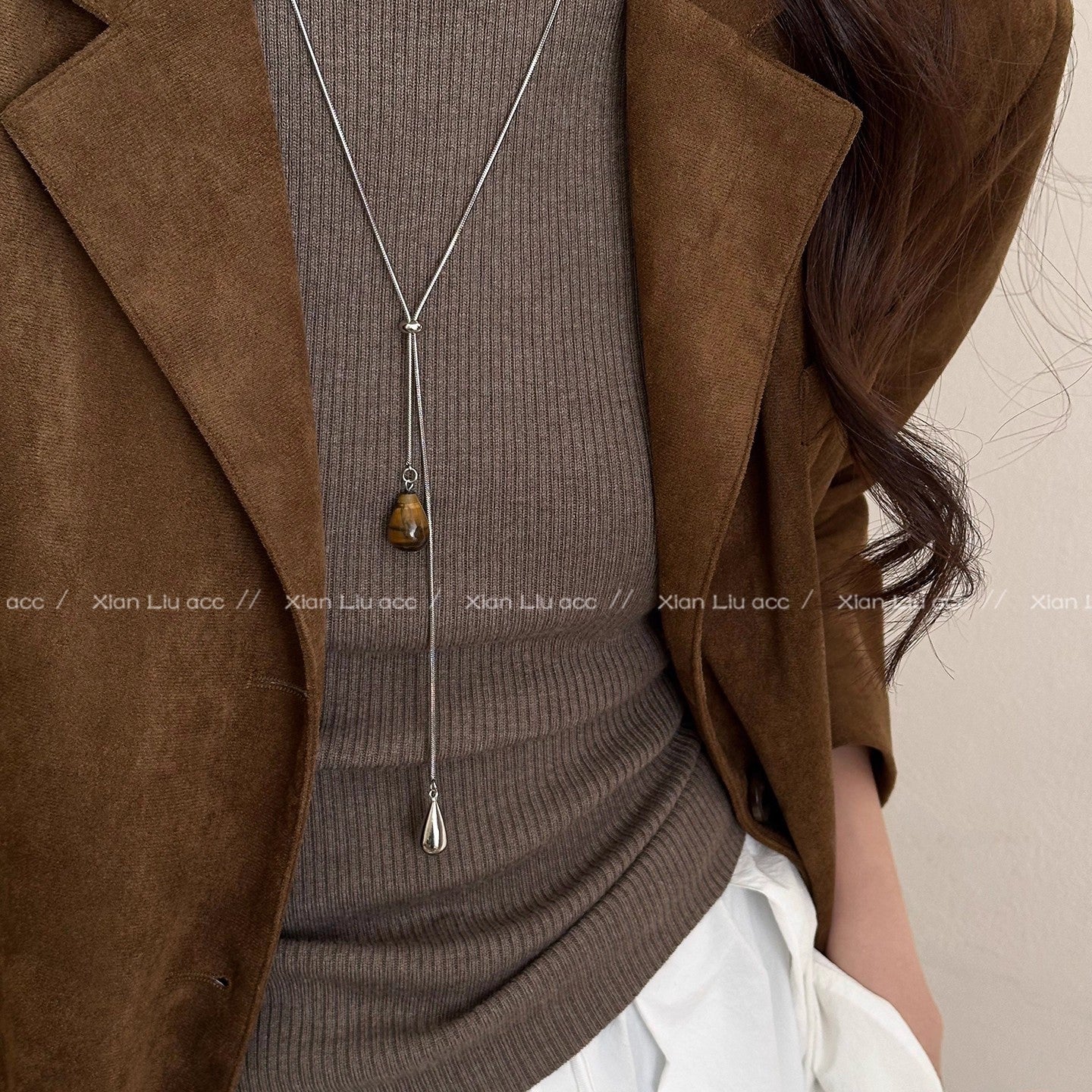 Women's Flower For Light Luxury Minority Design Vintage Sweater Chain Everyday Necklace