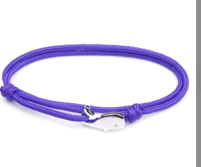 Women's Fashion Style Cute Dancing Whale Dolphin Boat Anchor Bracelets