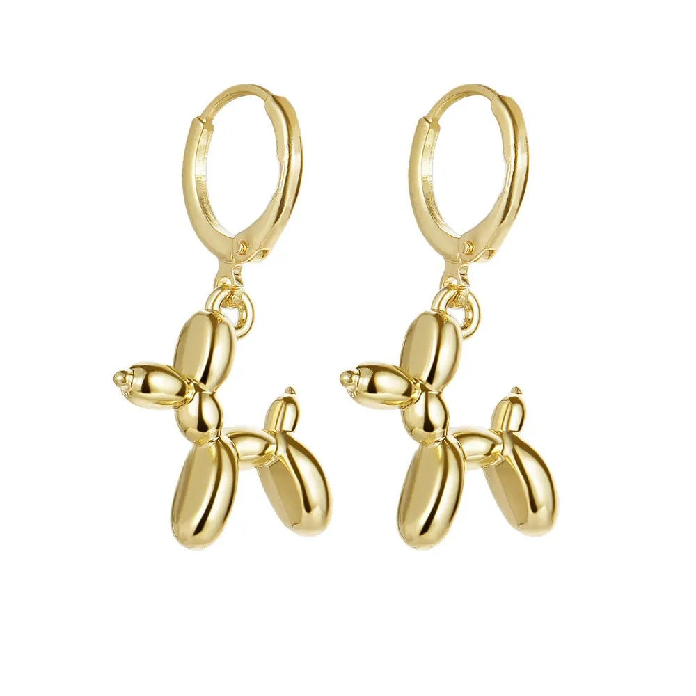 Personalized Creative Balloon Dog Popular Unisex Golden Ear Buckle