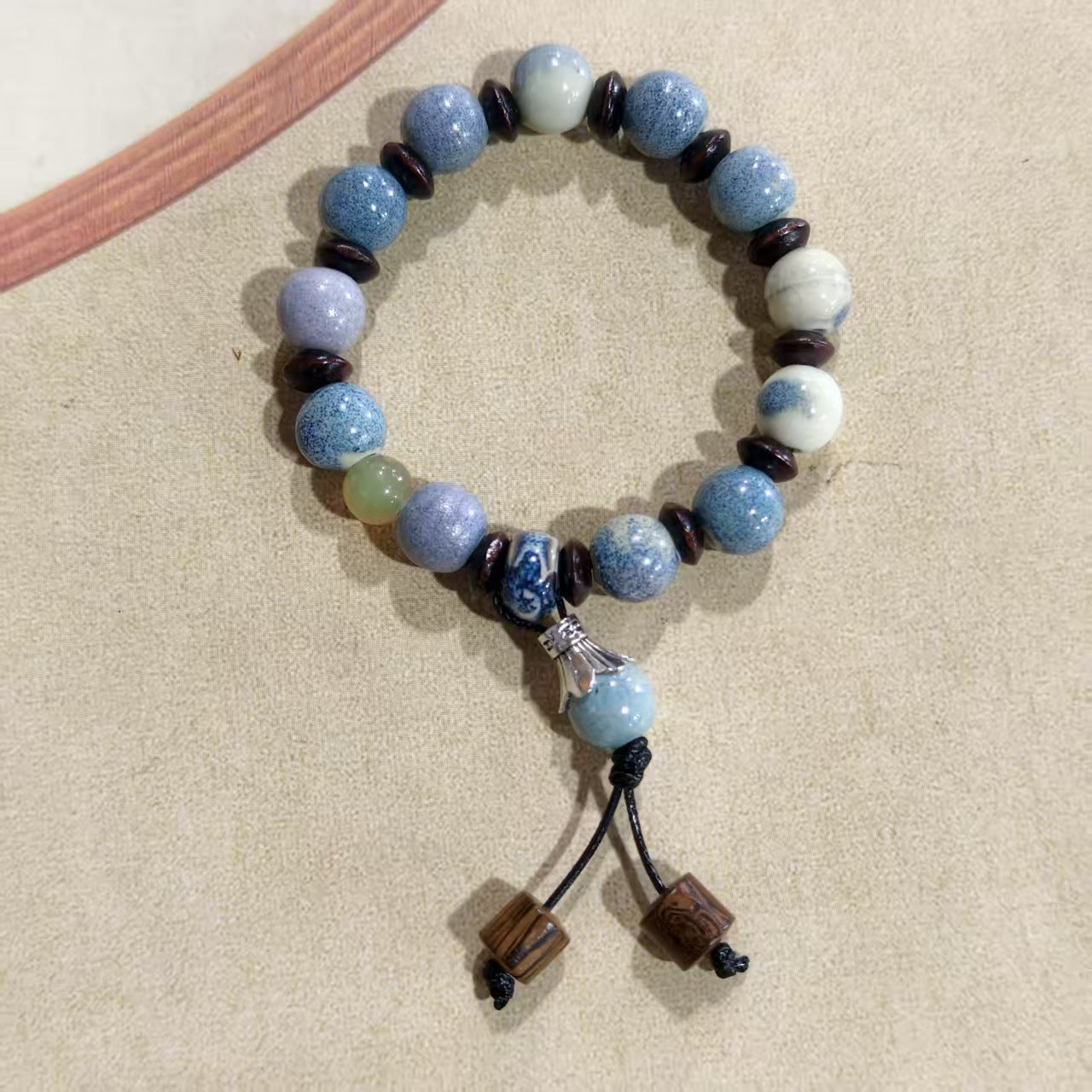 Alloy Ceramic Ethnic Style Single Handmade Filament Bracelet