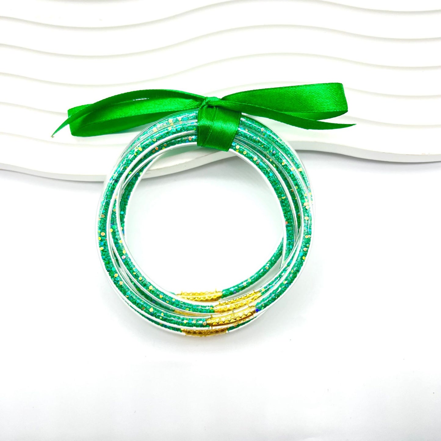 Glamorous Fashion Silicone Bright Simple Couple Bracelets
