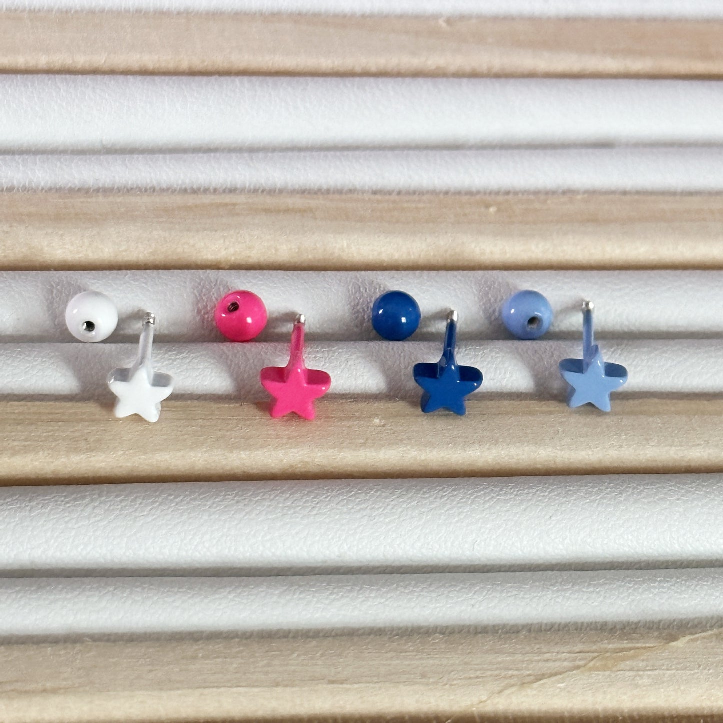 Simple White Versatile Ear Bone Thick Earrings