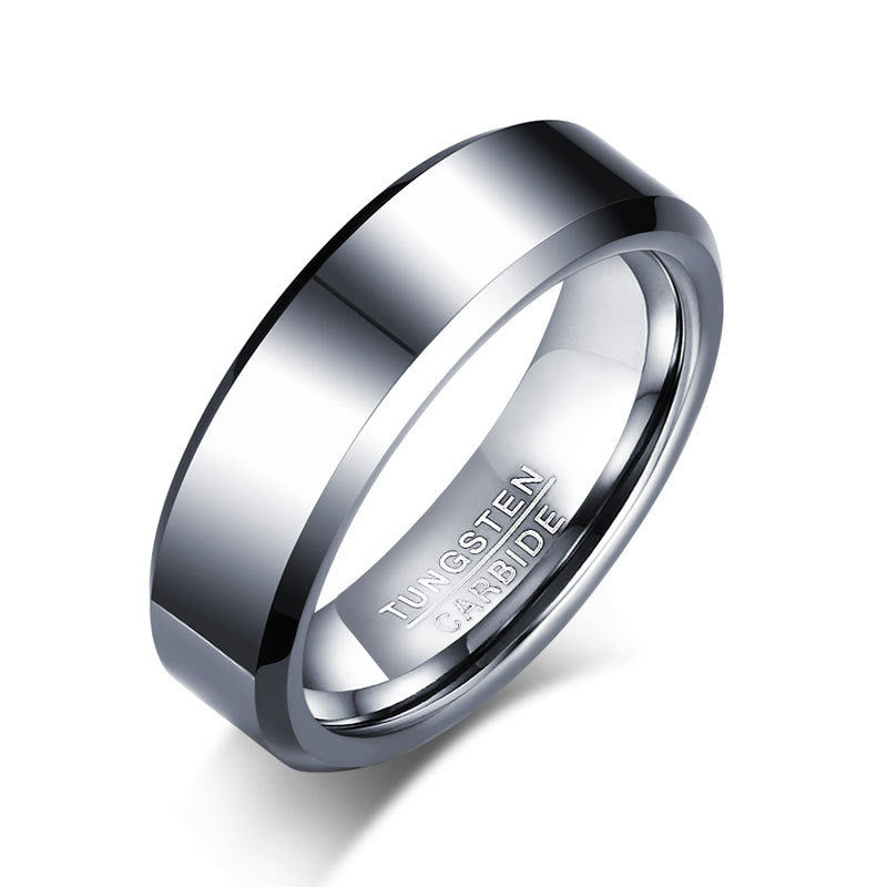 Men's Ornament Tungsten Steel Korean Fashion Jewelry Rings