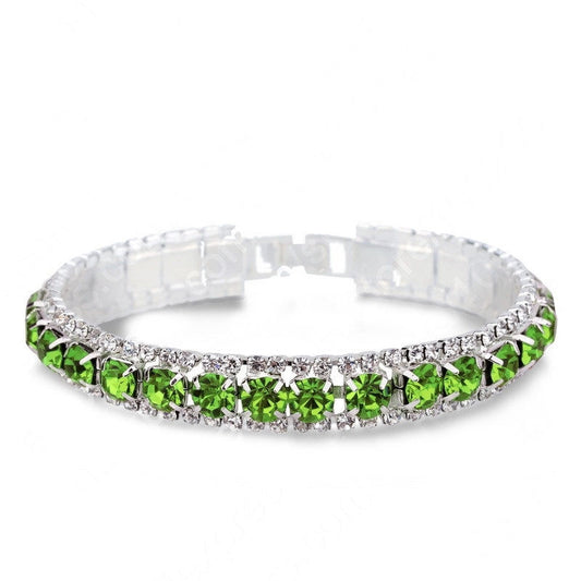 Fashion Rhinestone Female Bride Full Diamond Wedding Bracelets