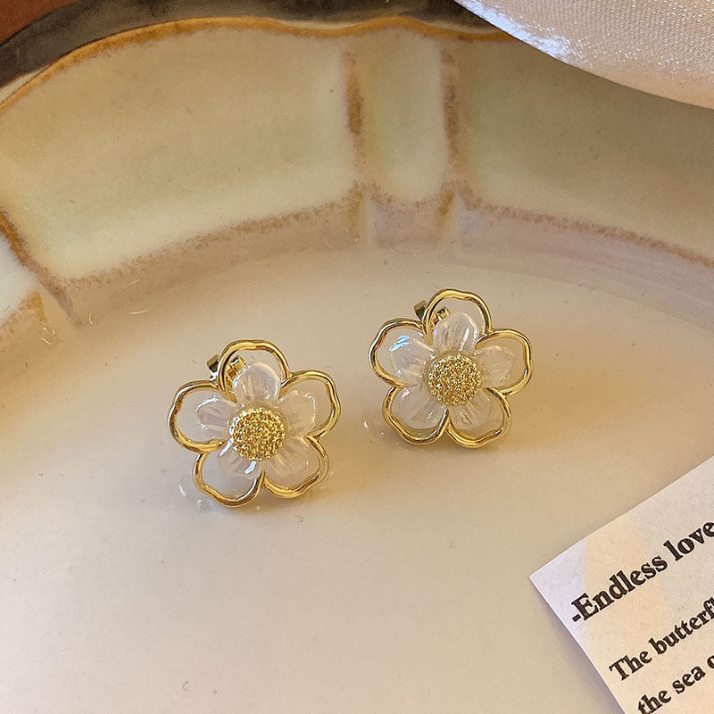 Live Broadcast High Sense Temperamental Pearl Earrings