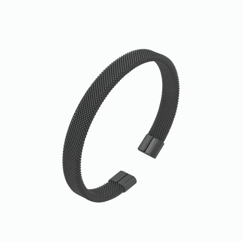 Men's Simple Titanium Steel Mesh Fashion Stainless Bracelet