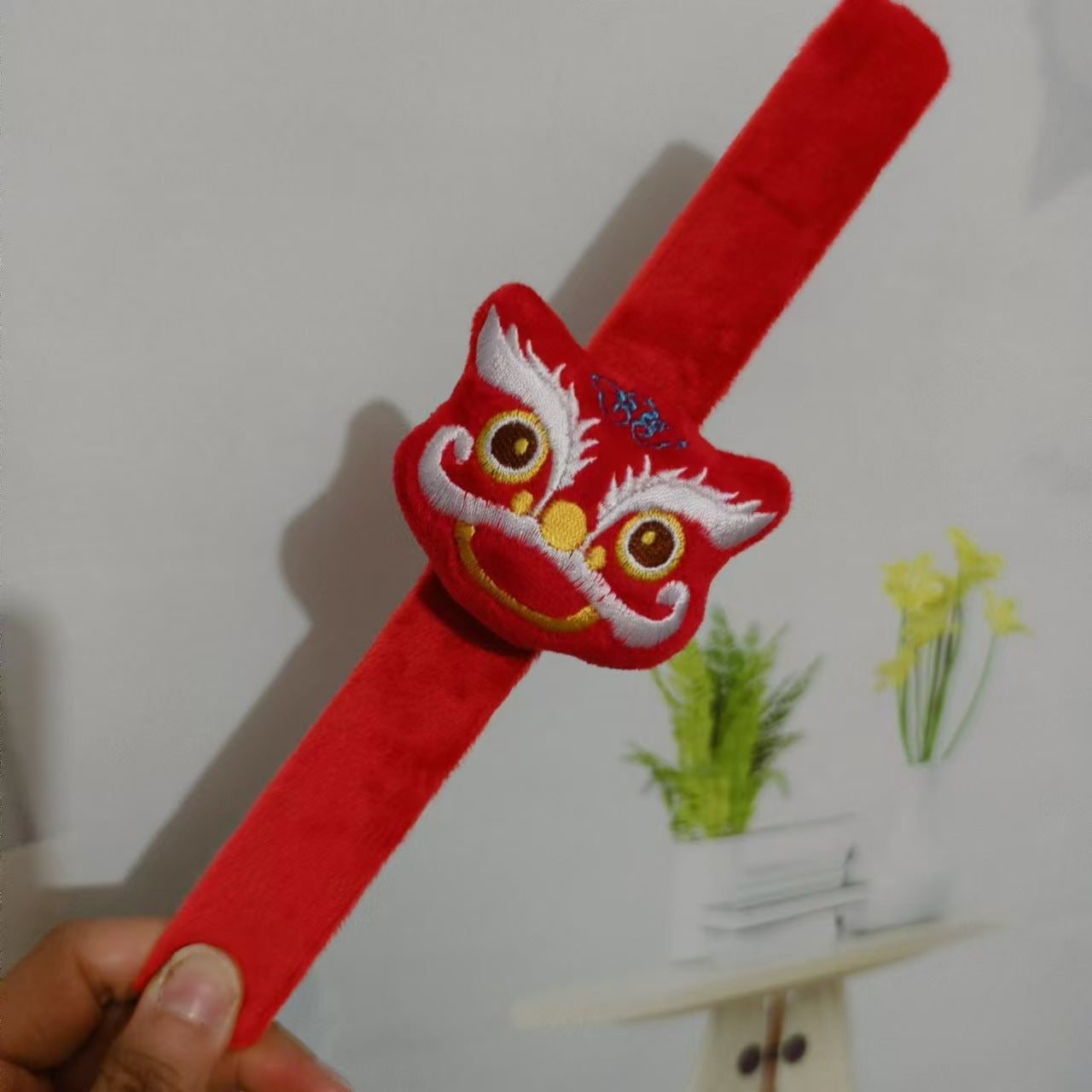 Children's Plush Holiday Gifts Present Wrist Strap Bracelet