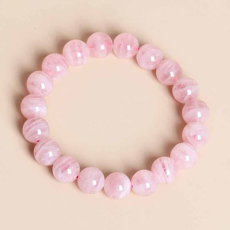 Women's Natural Jelly Horse Pink Crystal For Bracelets