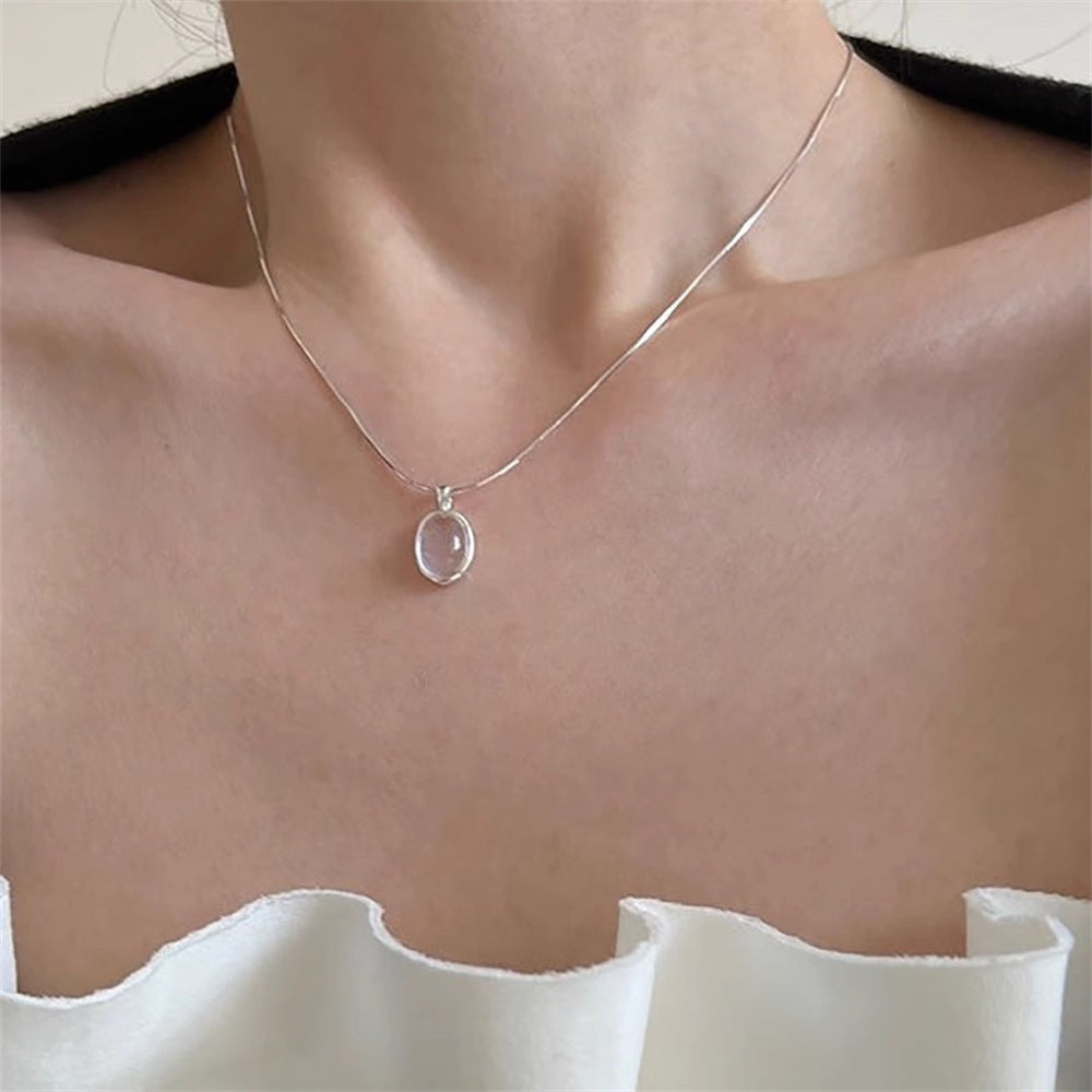Women's Sier Light Luxury High-grade Design Clavicle Necklaces
