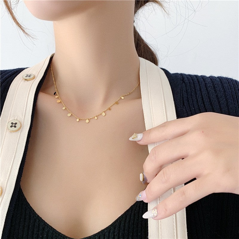 Women's Does Not Fade Temperament Entry Lux Necklaces