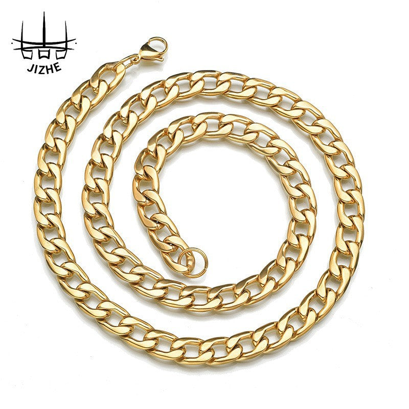 Men's Hop Mixed Batch More Sizes Chain Titanium Necklaces