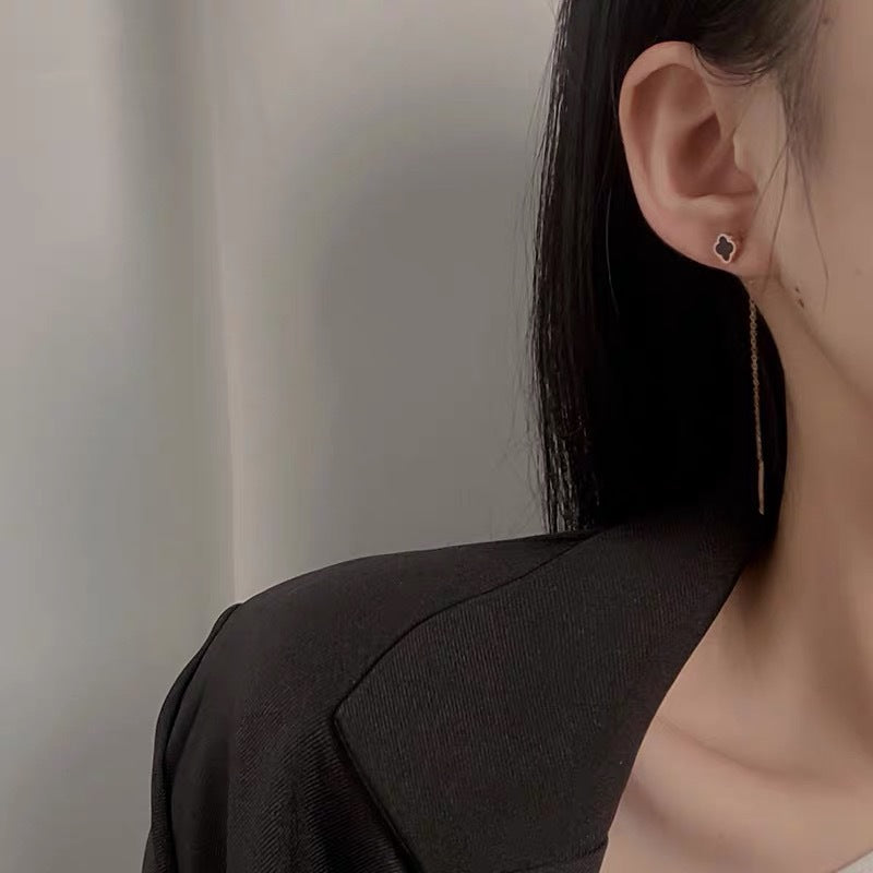 Women's Grass Fashion Long Fringe High-grade Light Luxury Ear Line