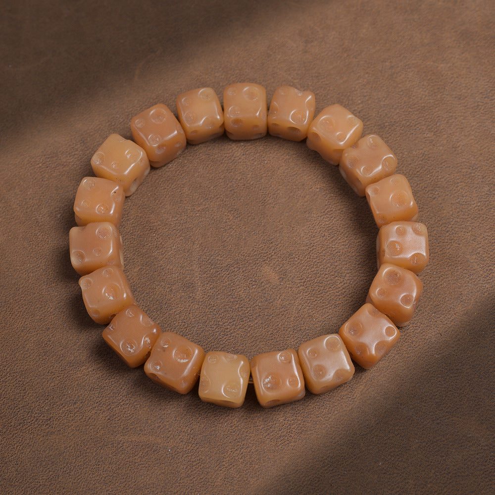 Women's & Men's Natural Bodhi Bead Pliable Temperament Hand Toy High Oil Density Bracelets