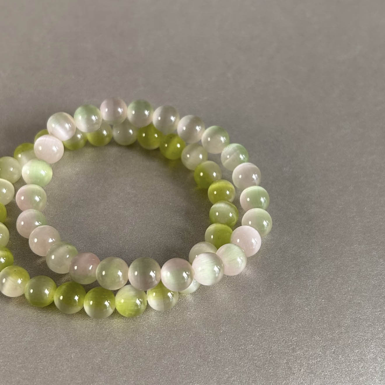Women's Green Mist Opal Fresh White Cold Bracelet