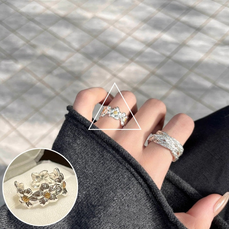 Women's Style Temperament Water Drop Retro Stylish Rings