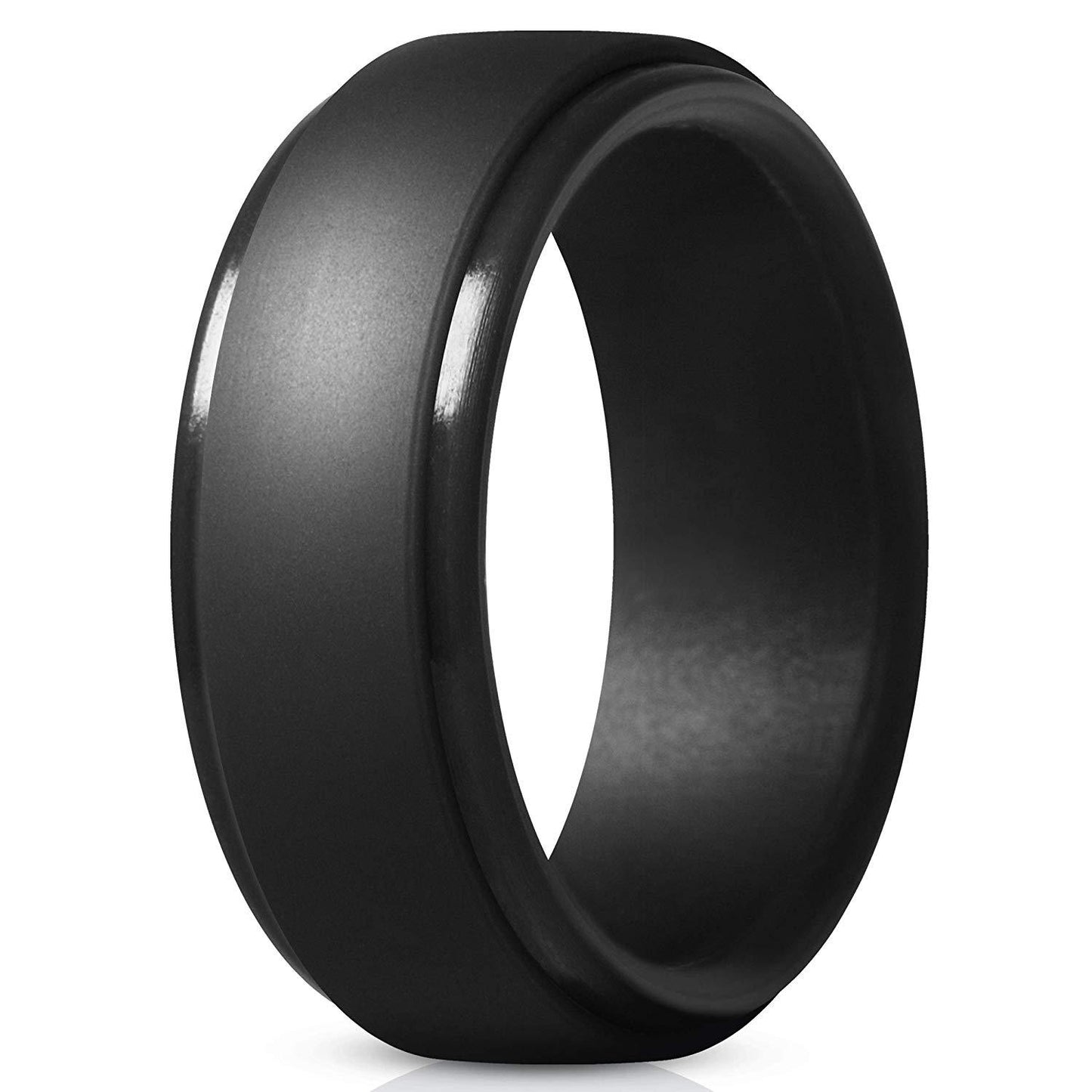 Men's Radian Step Silica Gel Outdoor Sports Rings