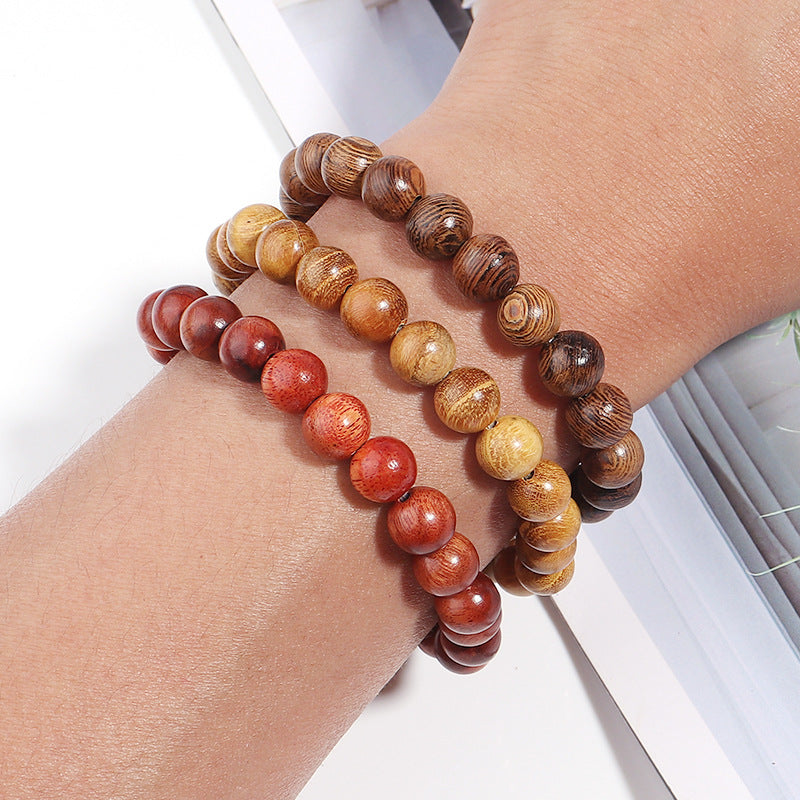 Women's & Men's Ebony Arborvitae Door Frame Ethnic Natural Bracelets