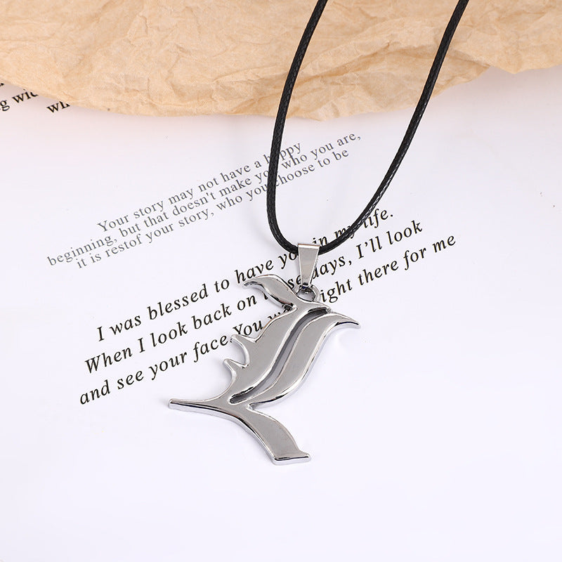 Anime Peripheral Death Note Double Night Moon Pendants