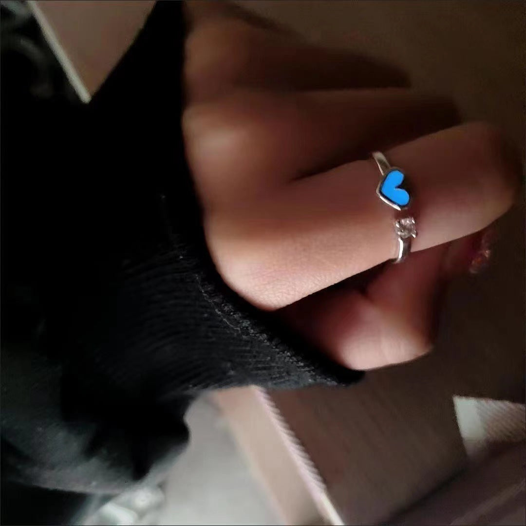 Female Personalized Niche Design High-grade Fashion Girlfriends Couples Ring