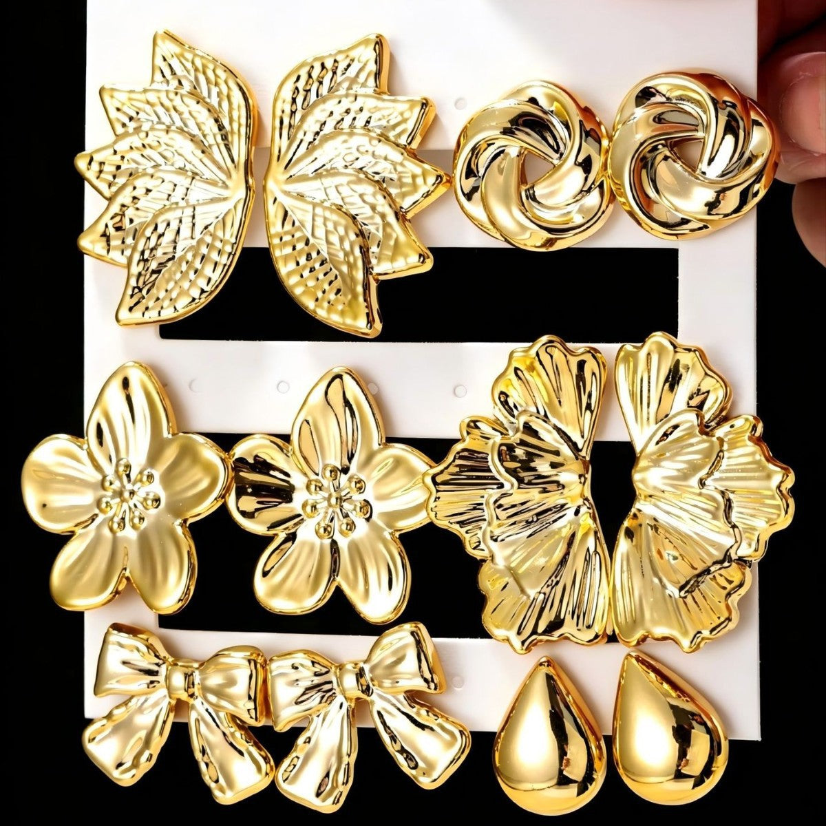 Women's Bow Tie Leaf Suitable For Daily Earrings