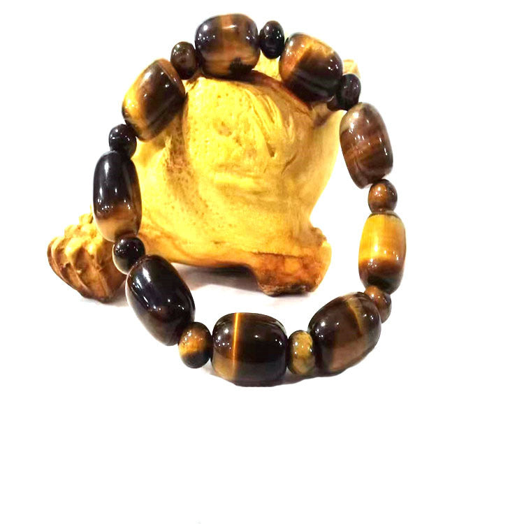 Agate Bead Column Barrel Shaped Live Bracelets