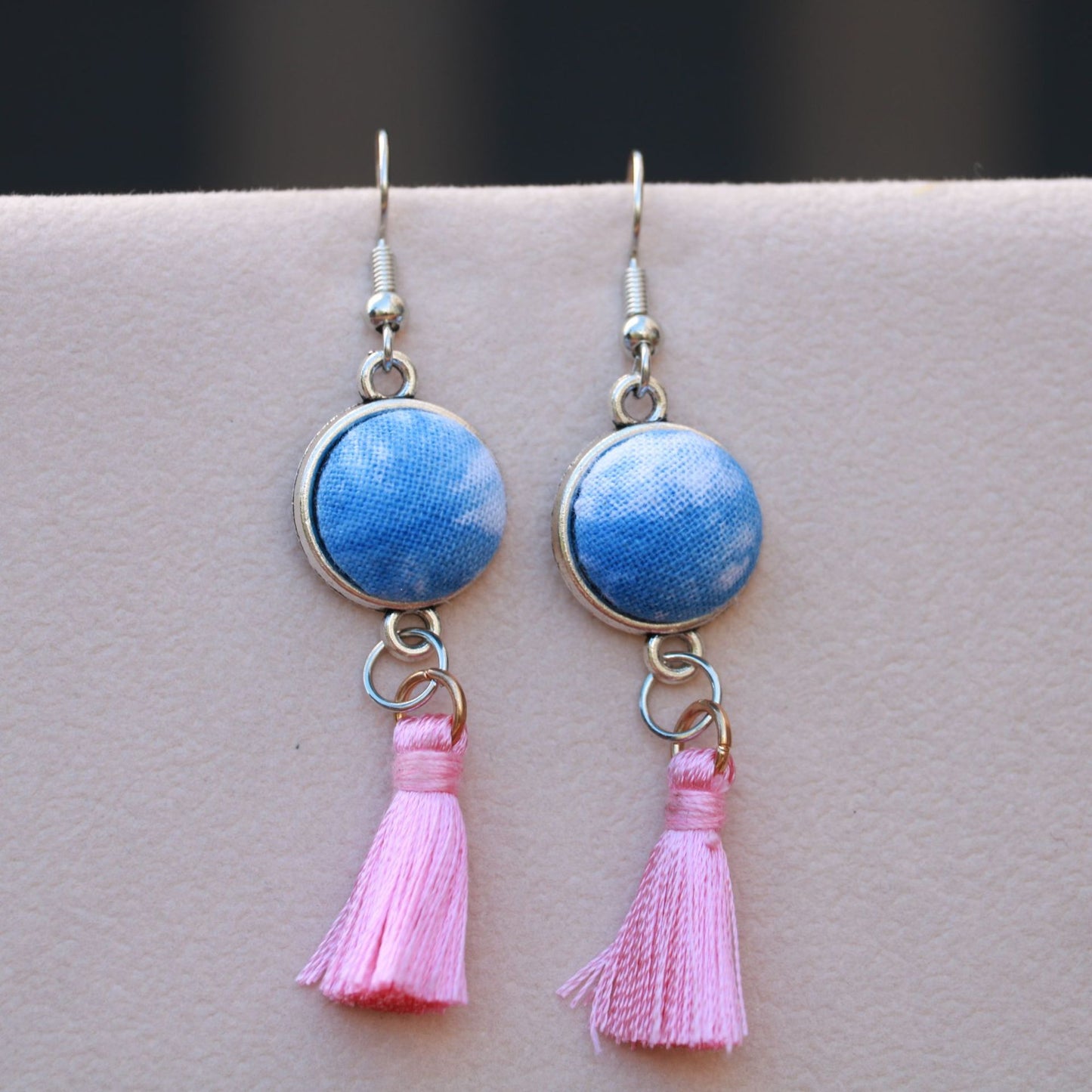 Yunnan Dali Ethnic Style Handmade Fabric Earrings