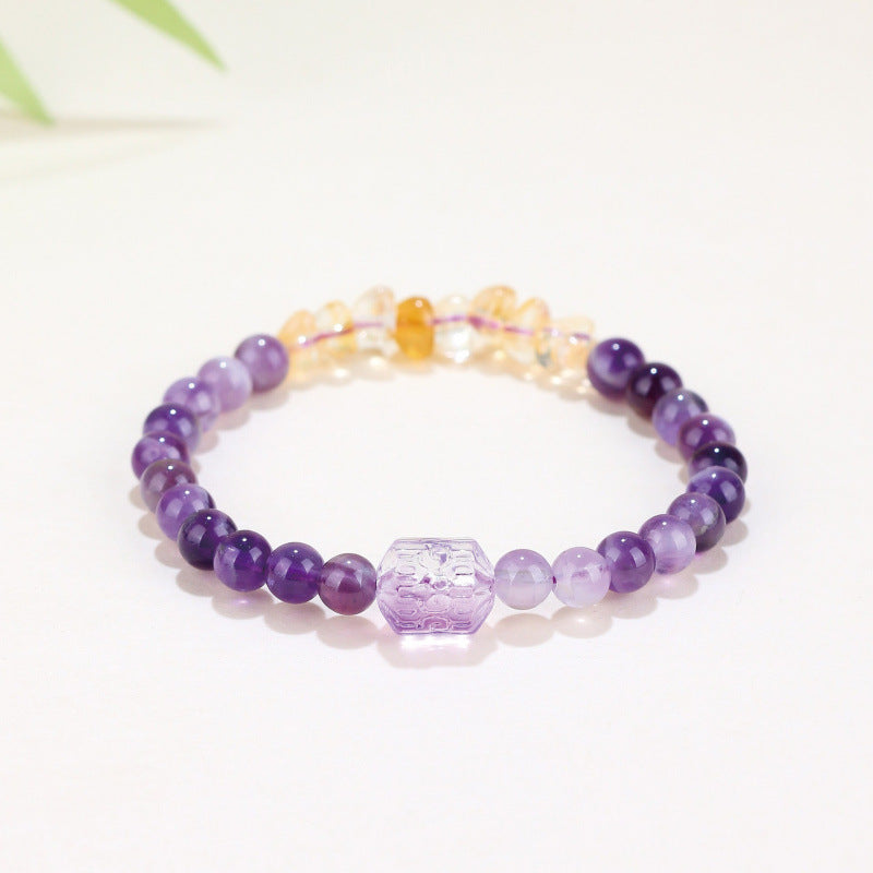 Women's & Men's Beaded For To Relieve Anxiety Natural Crystal Lucky Bracelet