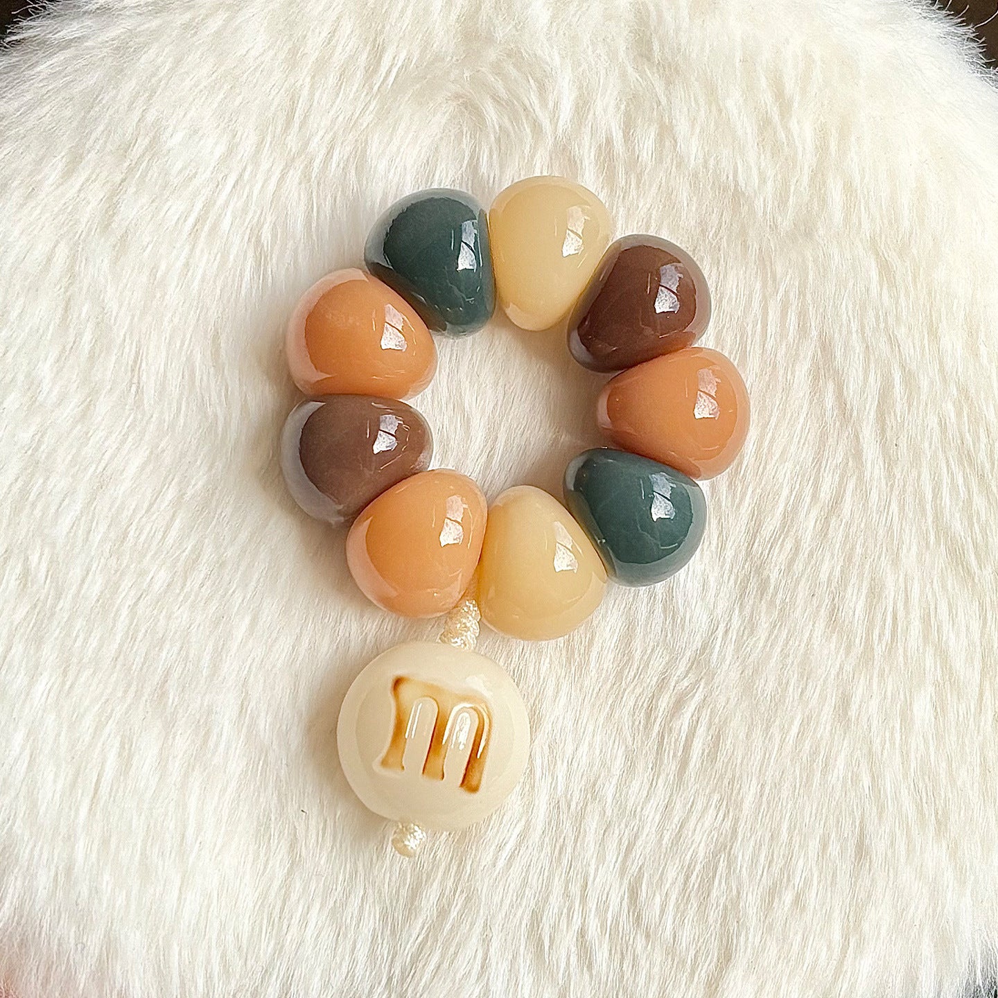 Garlic Cloves Large Intestine Bodhi Hand Toy Pliable Temperament Crafts Bracelet