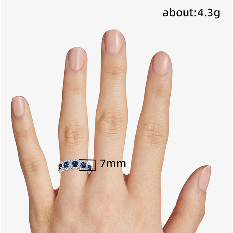 Luxury Fashion Personalized Party Banquet High Sense Mori Style Girlfriend Ring