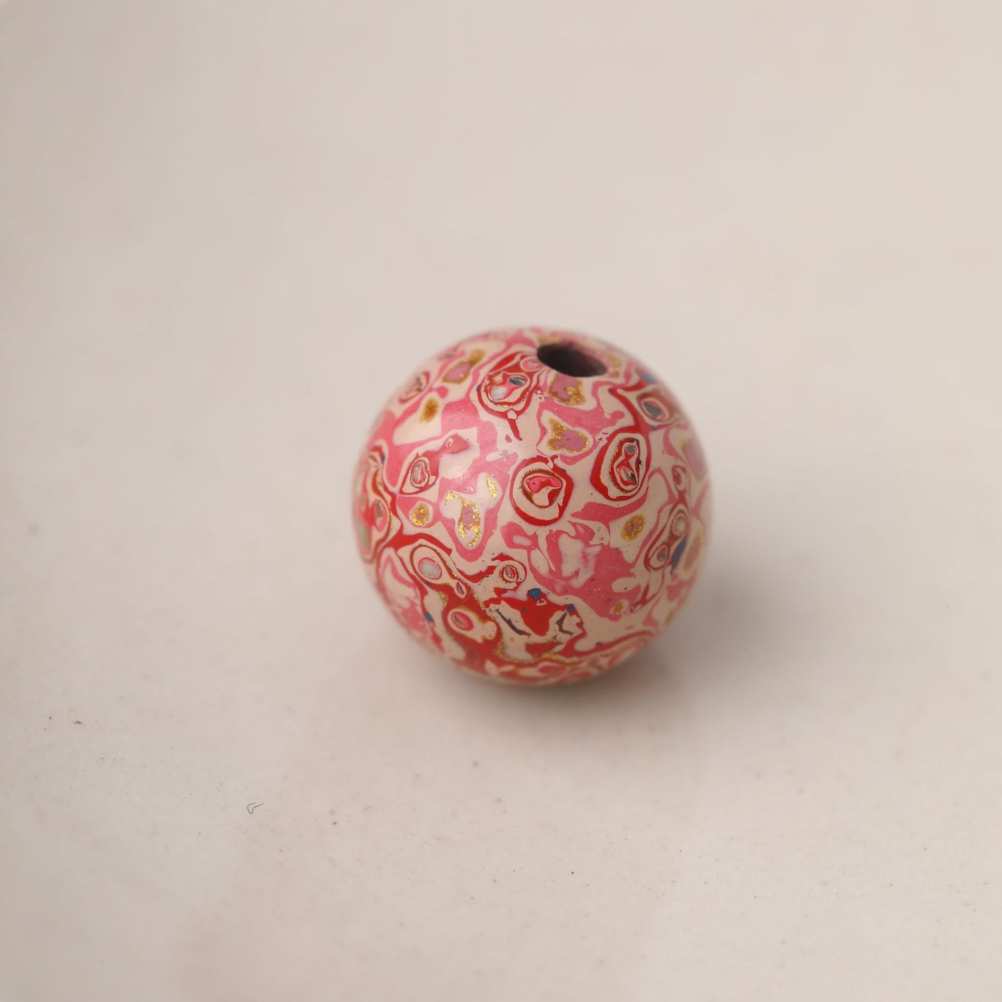 Paint Large Beads Inlaid Screw Scattered Single Bracelet