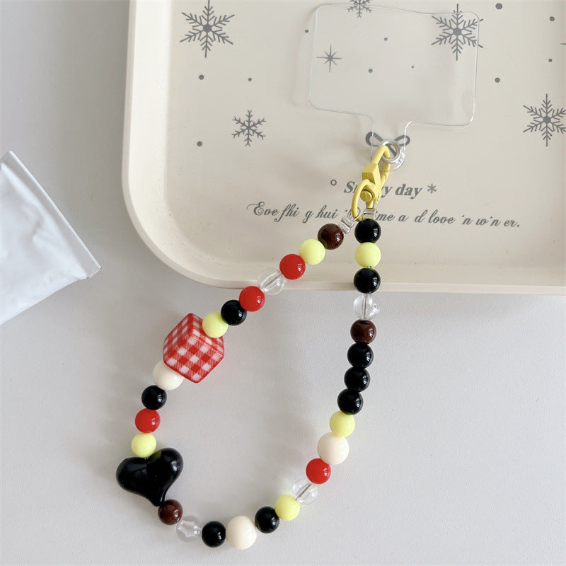 Women's Case High-grade Bow Handmade Sugar Pearl Short Bracelet