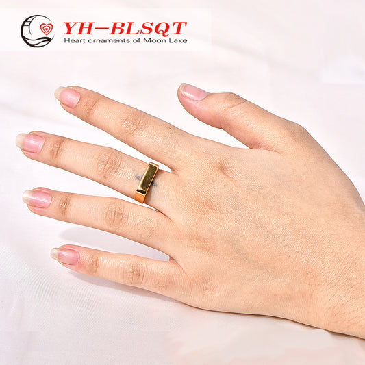 Men's Personality High-grade Titanium Steel Hip Hop Rings