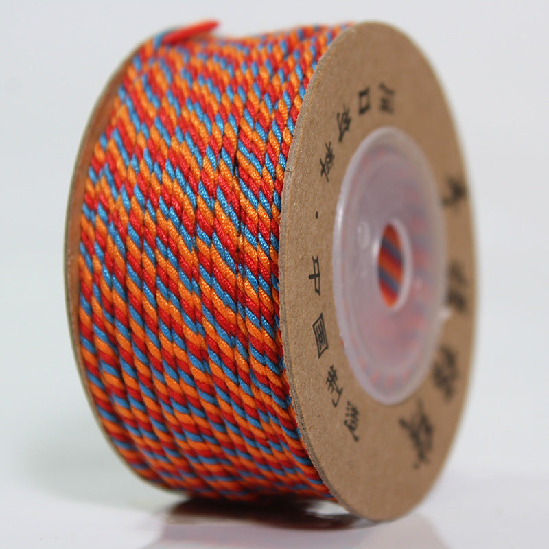 Cotton Threads Tibetan Hand Rub Rope Passion Fruit Jewelry Accessories