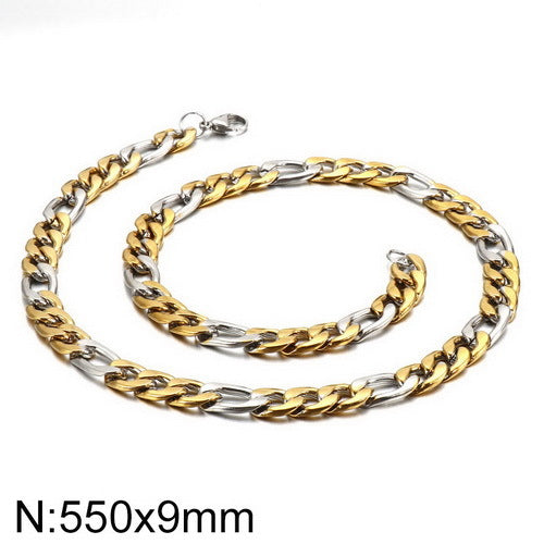 Women's & Men's Simple Fashion Popular Titanium Steel Mother Necklace
