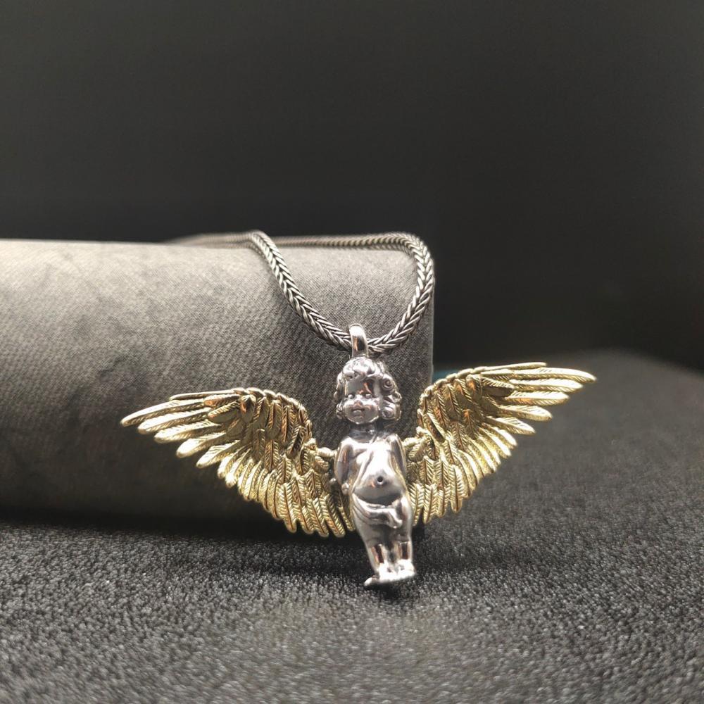 Women's & Men's Niche Angel Vintage Fashion Beauty Sweaters Necklaces