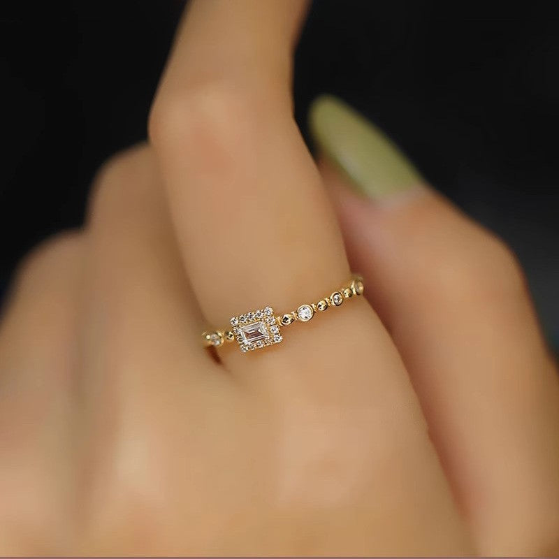 Style Female Affordable Luxury Fashion Index Finger Niche Rings