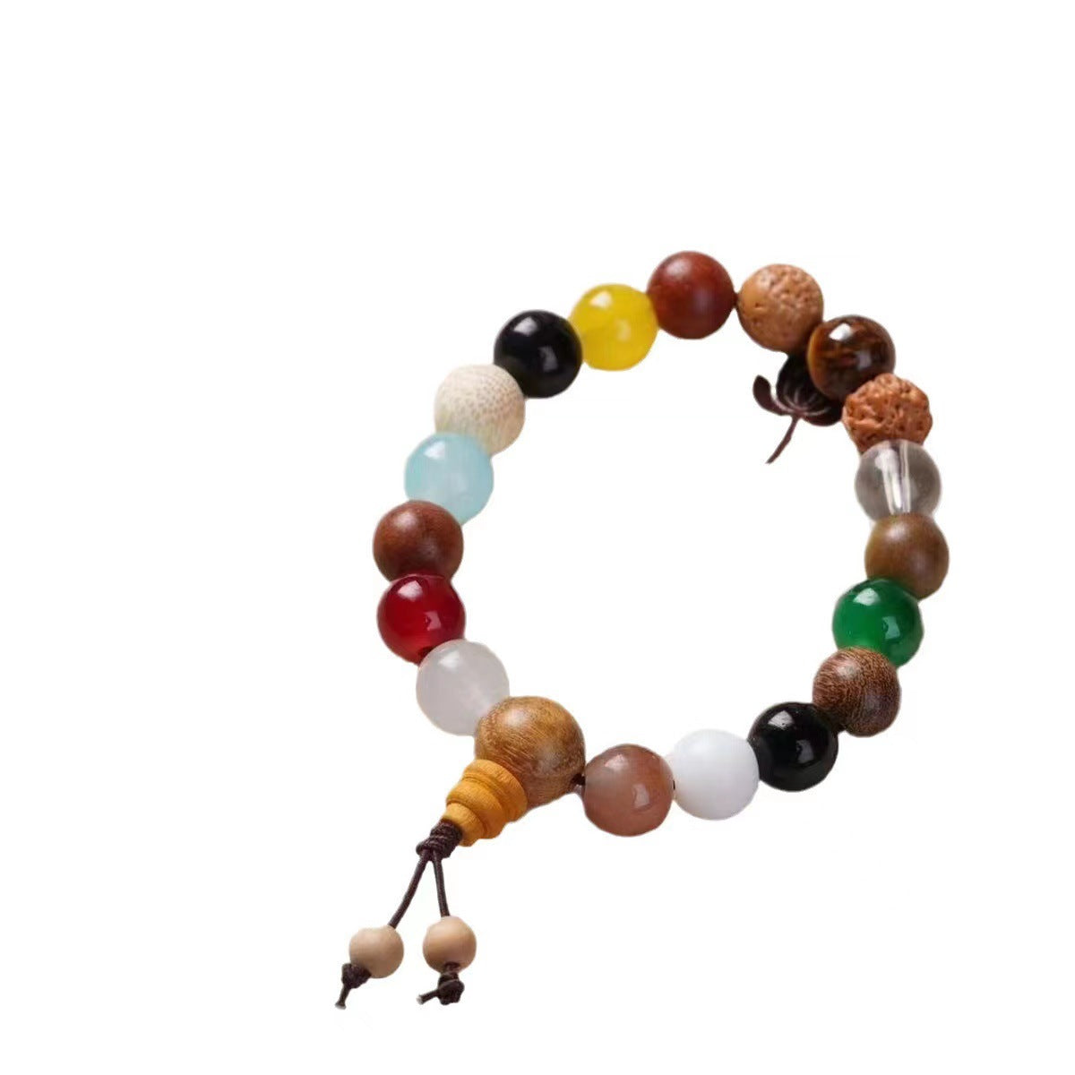 Bodhi Seed Wooden Cultural Artifact Eighteen Prayer Beads Bracelet
