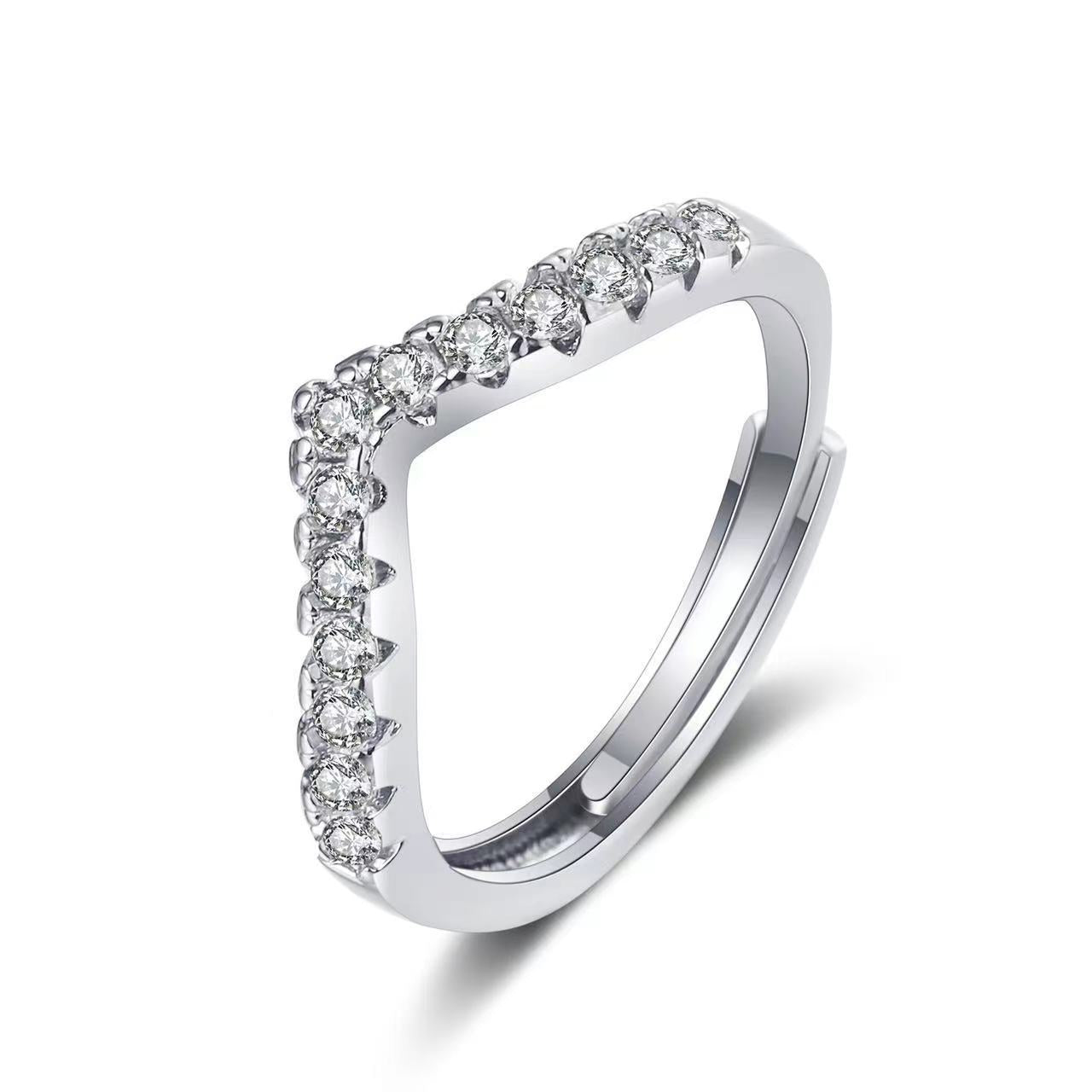 Moissanite Female Affordable Luxury Fashion Niche Rings