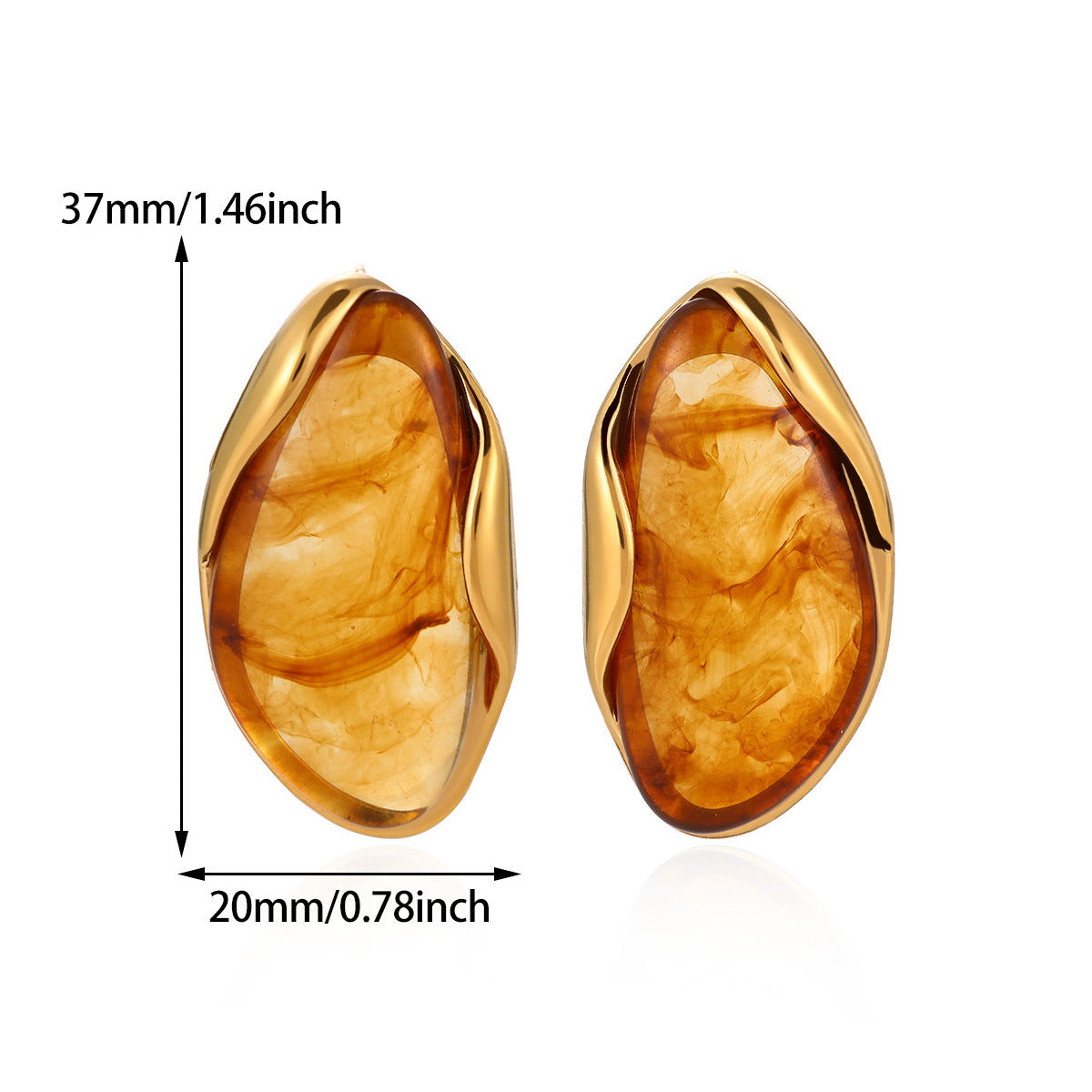 Women's Unique Geometric Retro Minority High-grade Simple Stud Earrings