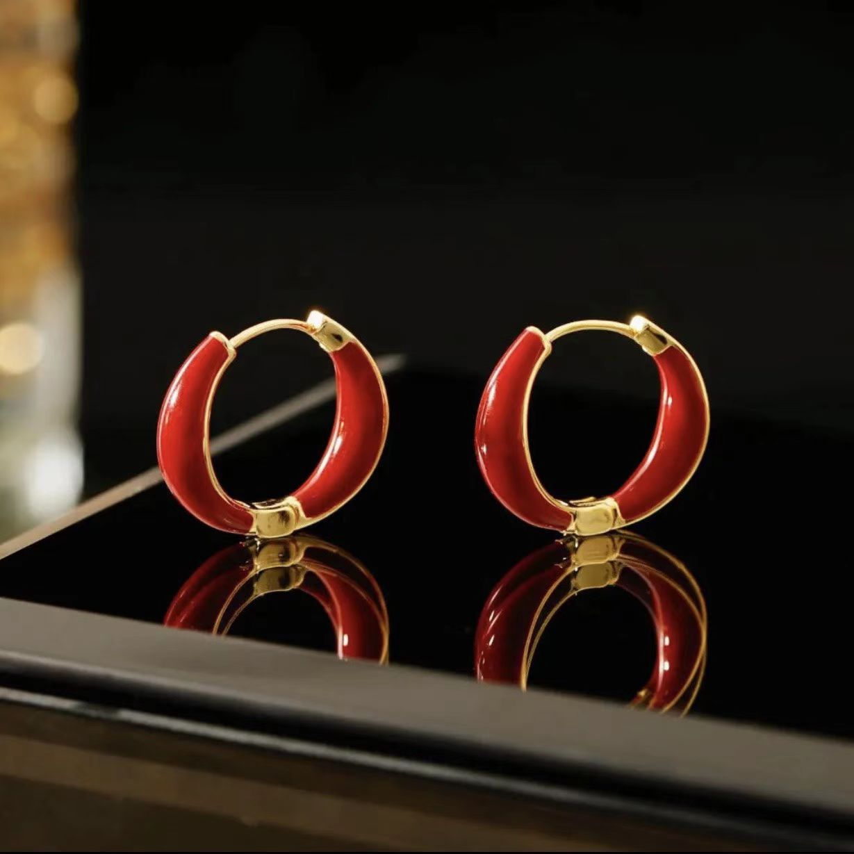 Dripping Irregular Clip Simple Niche Design Personalized Rings