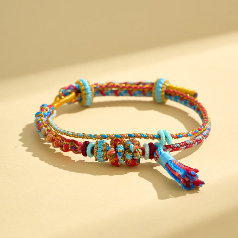 Children's Dragon Boat Festival Colorful Rope Hand-woven Small Bracelets