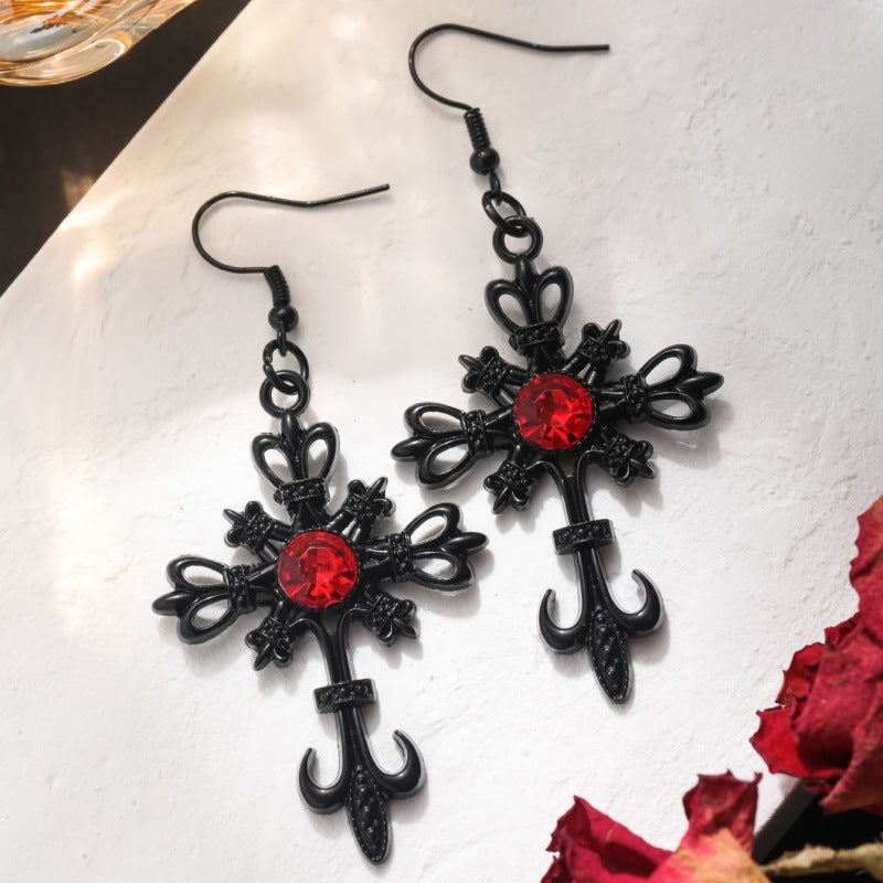 Women's Lava Love Personality Dark Trendy Punk Earrings