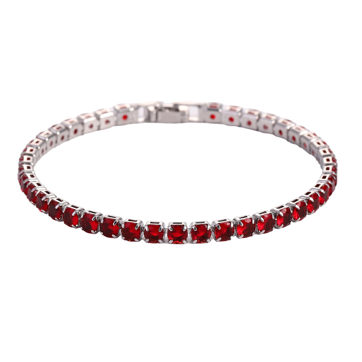 Women's & Men's Hip Hop Gold Zircon Chain Simple Bracelet