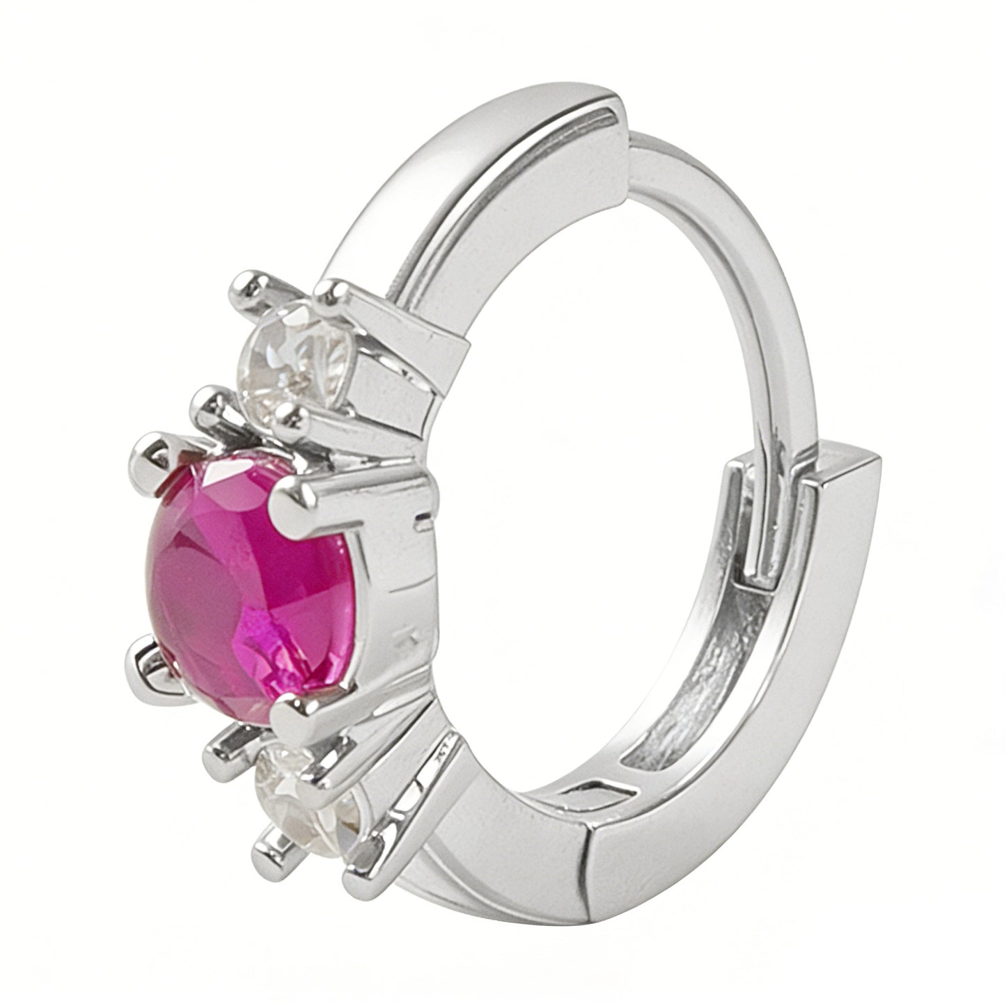 Women's Simple Color Zircon Clip Exquisite High-grade Earrings