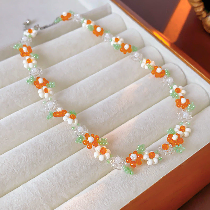 Women's Sweet Cool Hot Love Stars Fashion Creative Design Sense Clavicle Necklace