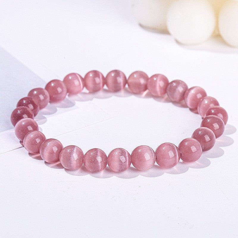 Sea Blue Opal Crystal High Goods Hand High-grade White Bracelet