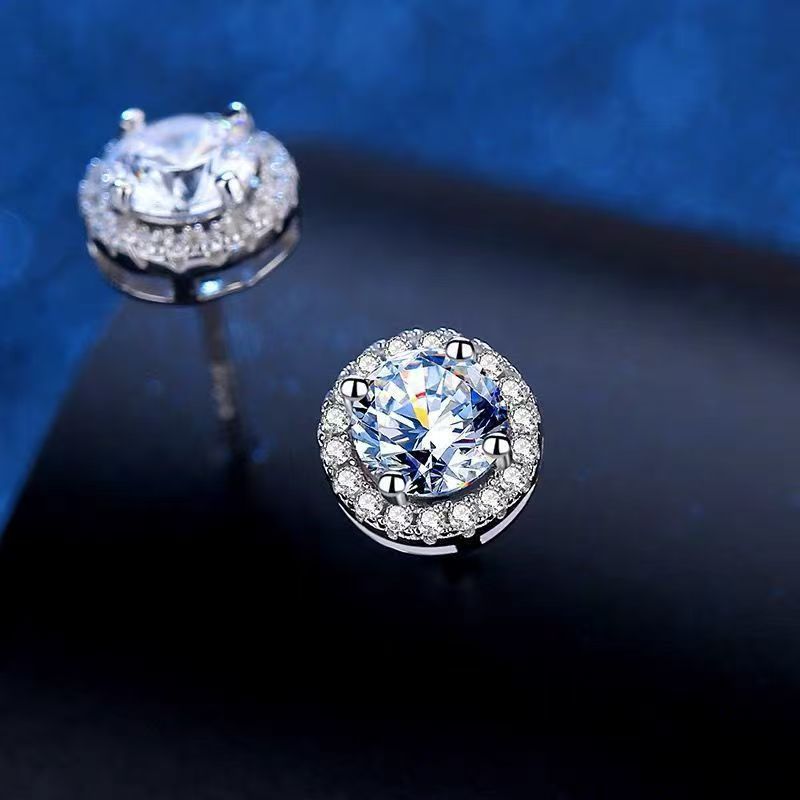 Attractive Diamond Round Bag Live Broadcast Rings