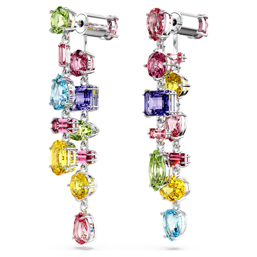 Candy Colorful Female Austrian Crystal Contrast Earrings