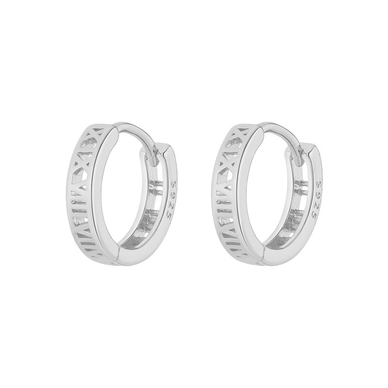 Women's Round Summer Tide Simple Exquisite Mild Luxury Ear Buckle